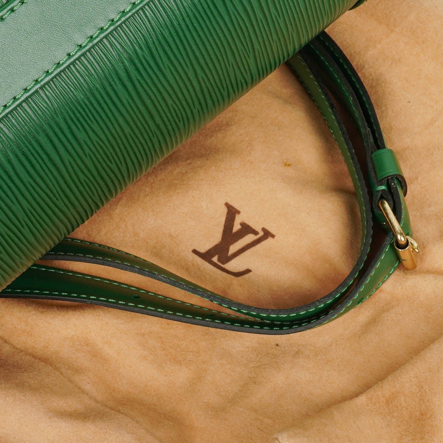 Louis Vuitton Randonnee PM Rucksack aus grünem Epi-Leder