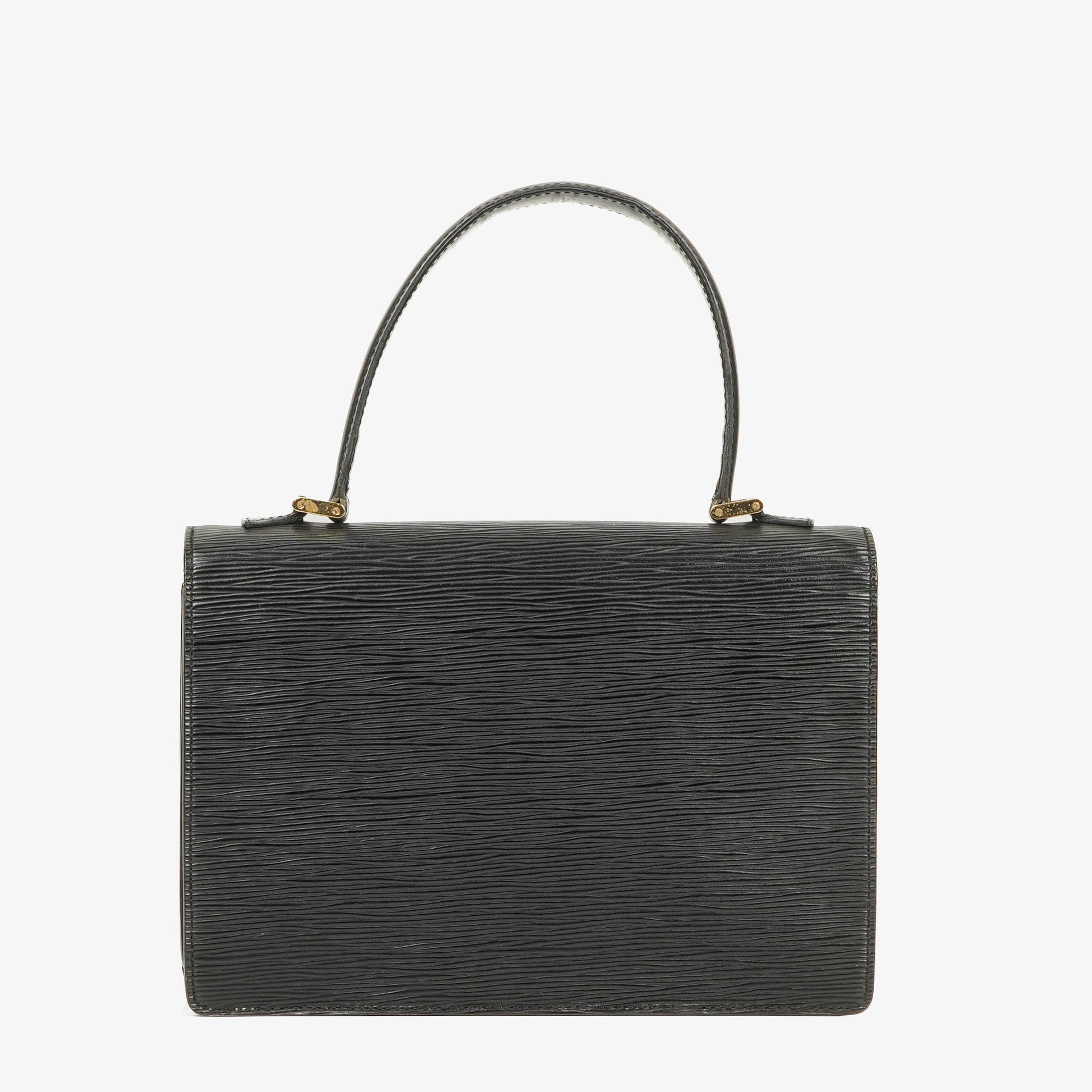 Louis Vuitton Concorde Tasche aus schwarzem Epi Leder