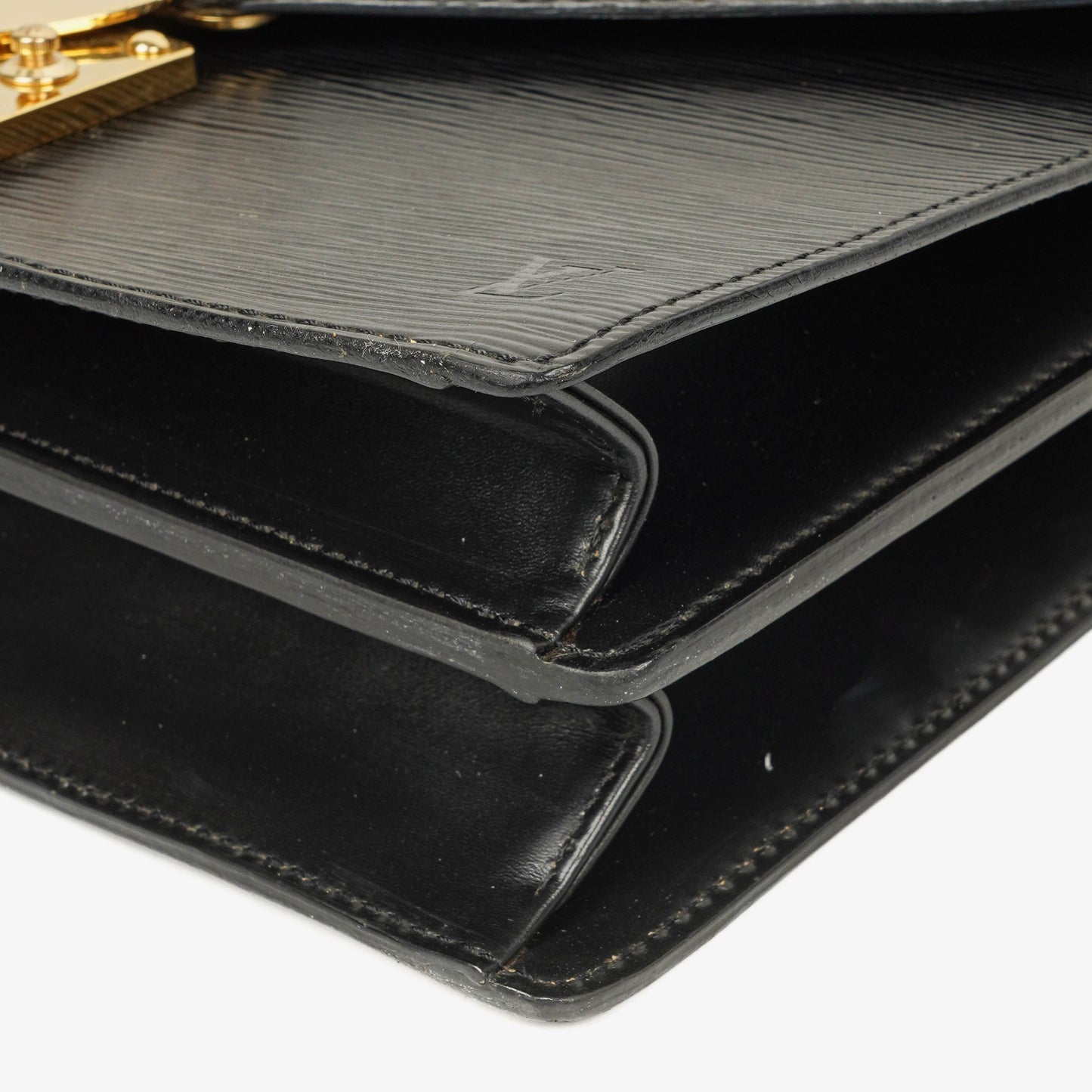 Louis Vuitton Concorde Tasche aus schwarzem Epi Leder