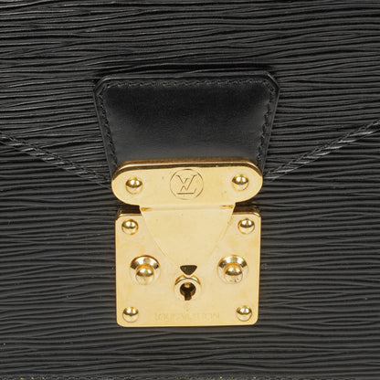 Louis Vuitton Concorde Tasche aus schwarzem Epi Leder