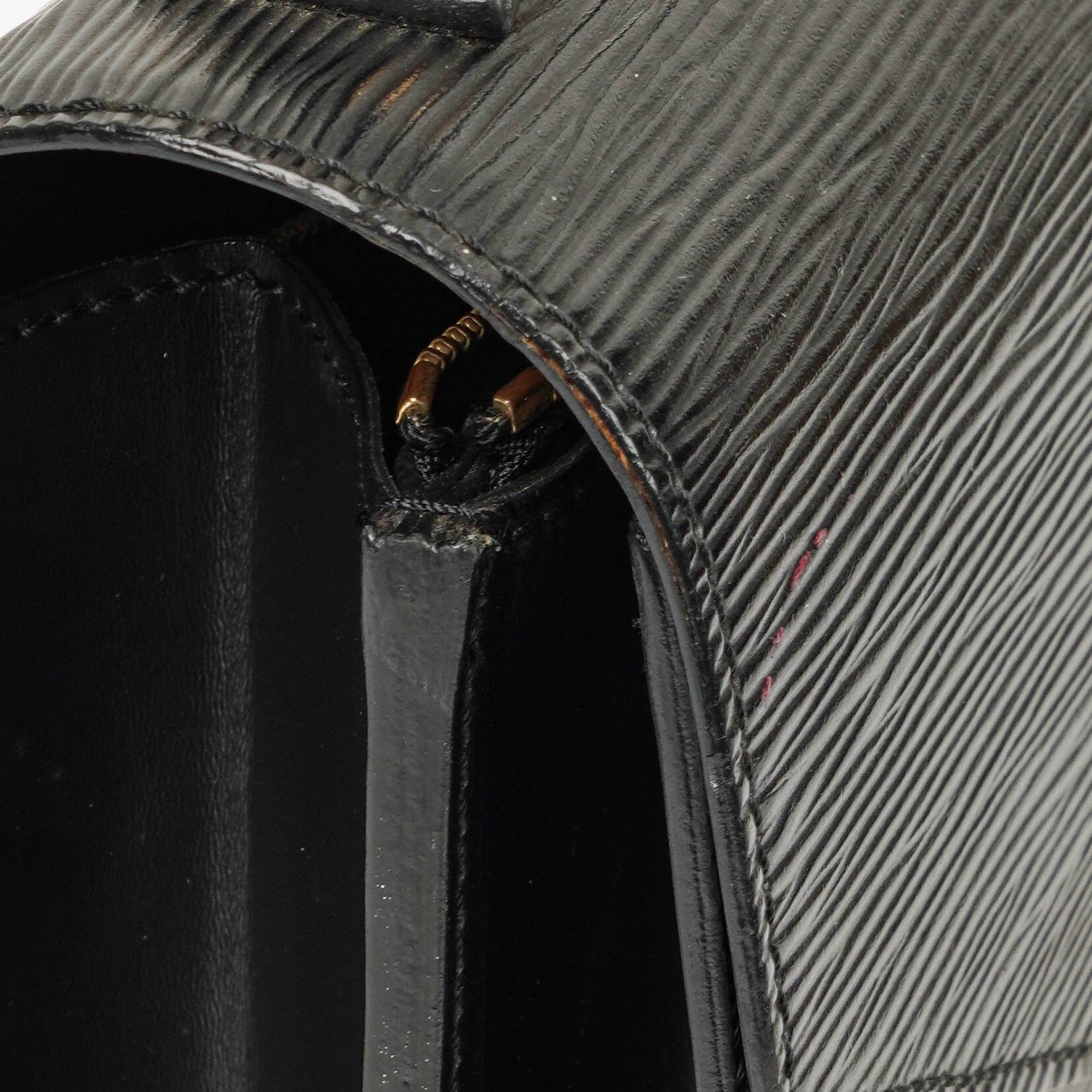 Louis Vuitton Concorde Tasche aus schwarzem Epi Leder