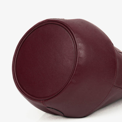 Cartier Must de Cartier kleine Bucket-Tasche aus burgunderrotem Leder