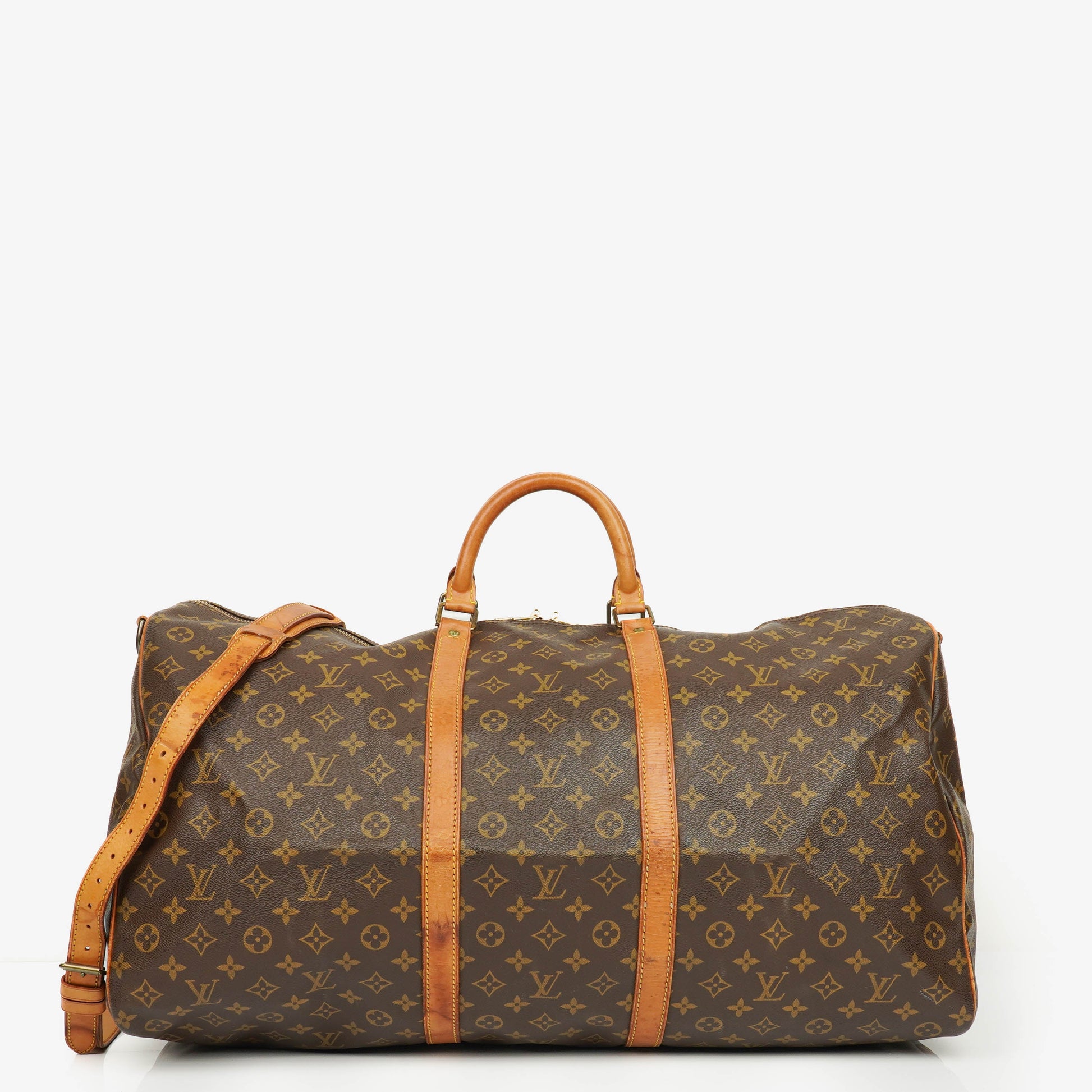 Louis Vuitton Keepall 60 Bandoulière Reisetasche aus Monogram Canvas