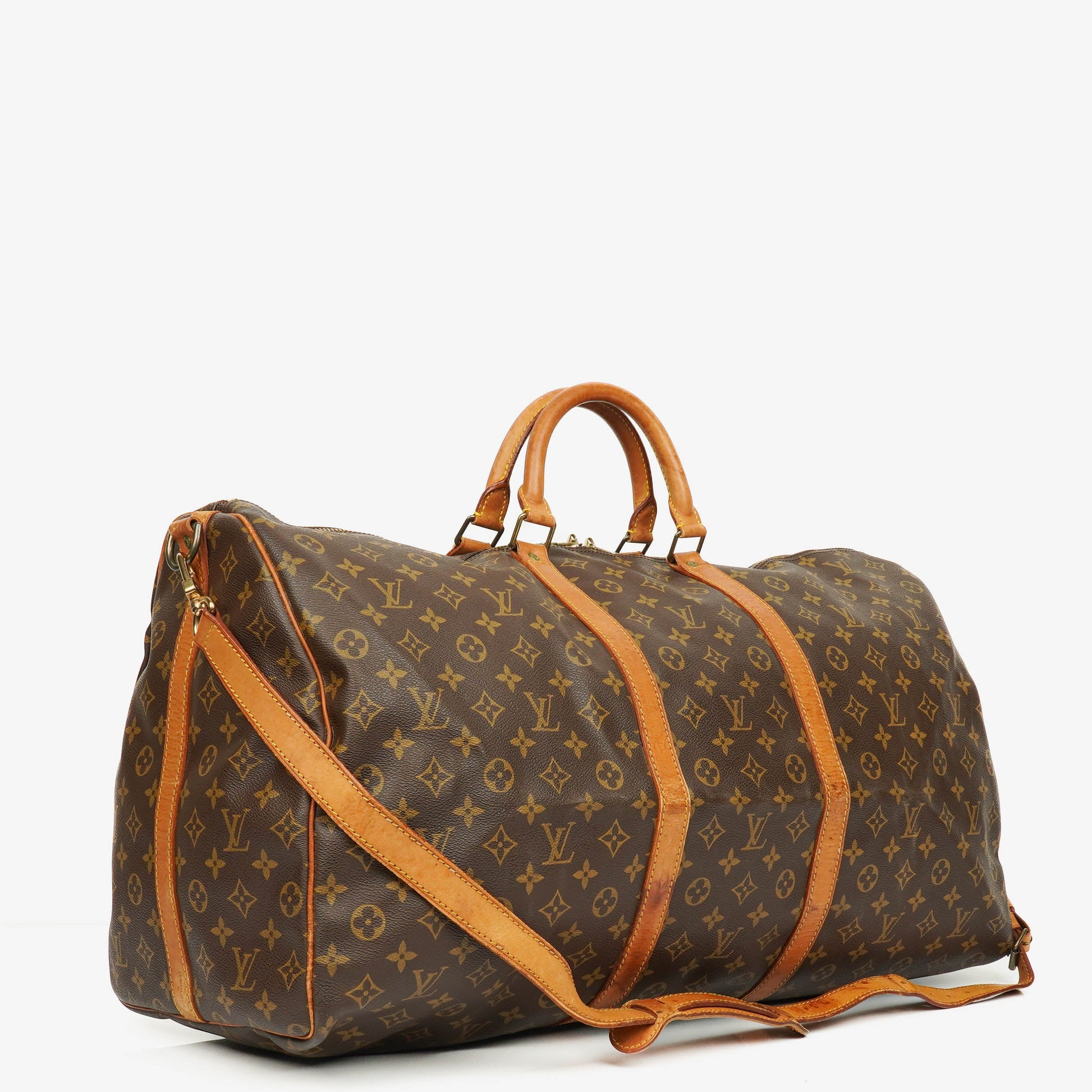 Louis Vuitton Keepall 60 Bandoulière Reisetasche aus Monogram Canvas