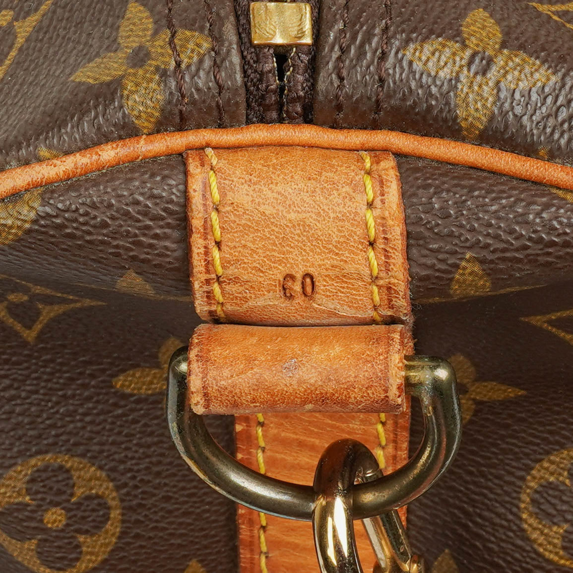 Louis Vuitton Keepall 60 Bandoulière Reisetasche aus Monogram Canvas