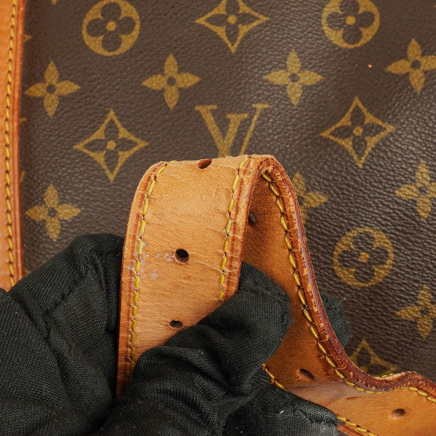 Louis Vuitton Keepall 60 Bandoulière Reisetasche aus Monogram Canvas