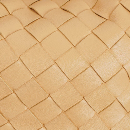 Bottega Veneta Mini Jodie Tasche aus beigem Leder
