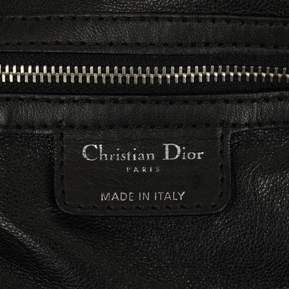 Christian Dior Soft Shopping Tote aus schwarzem Leder