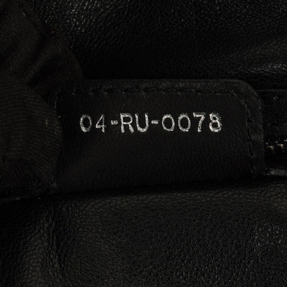 Christian Dior Soft Shopping Tote aus schwarzem Leder