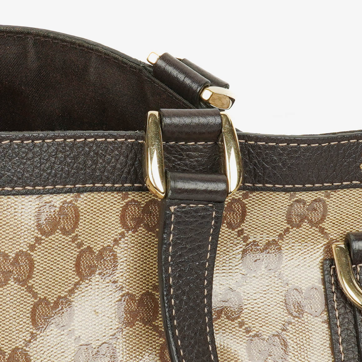 Gucci GG Crystal Abbey D-Ring Hobo-Tasche