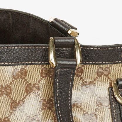 Gucci GG Crystal Abbey D-Ring Hobo-Tasche