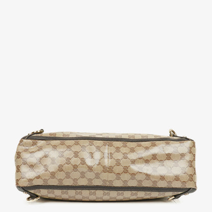 Gucci GG Crystal Abbey D-Ring Hobo-Tasche
