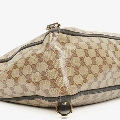 Gucci GG Crystal Abbey D-Ring Hobo-Tasche