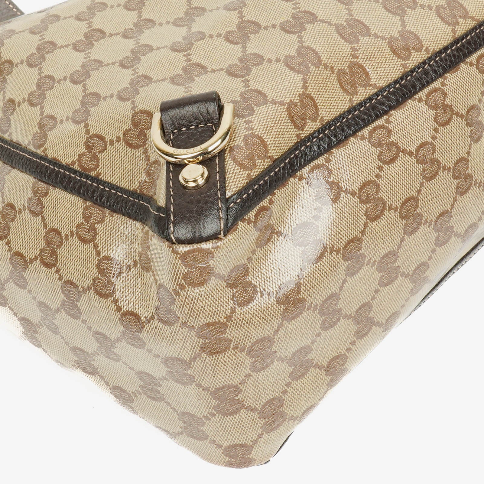 Gucci GG Crystal Abbey D-Ring Hobo-Tasche