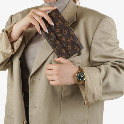 Louis Vuitton Sarah Geldbörse aus Monogram Canvas