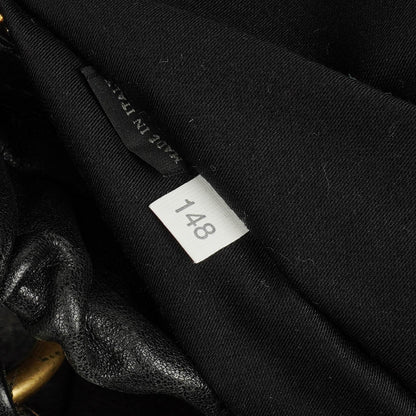 Miu Miu Vitello Satchel Tasche in Schwarz