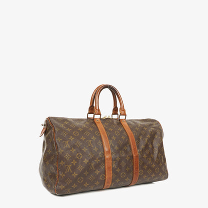 Louis Vuitton Keepall 45 Monogram Canvas Reisetasche