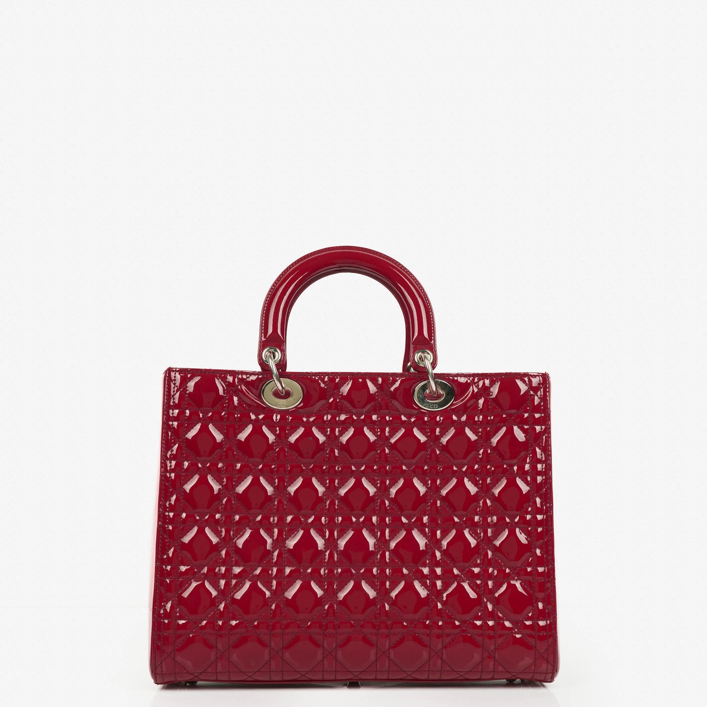 Dior Lady Dior Vintage Handtasche aus Lack-Kalbsleder