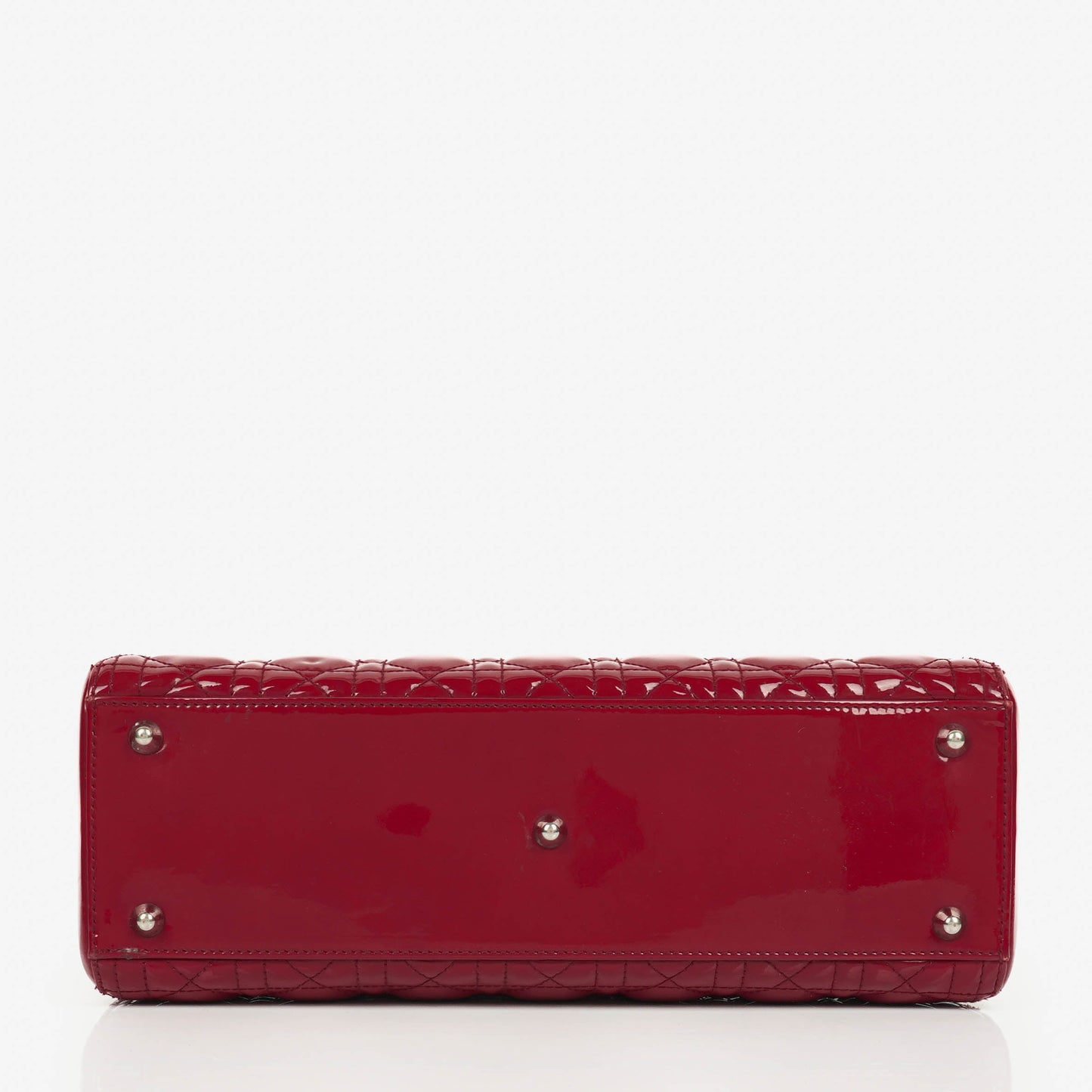 Dior Lady Dior Vintage Handtasche aus Lack-Kalbsleder
