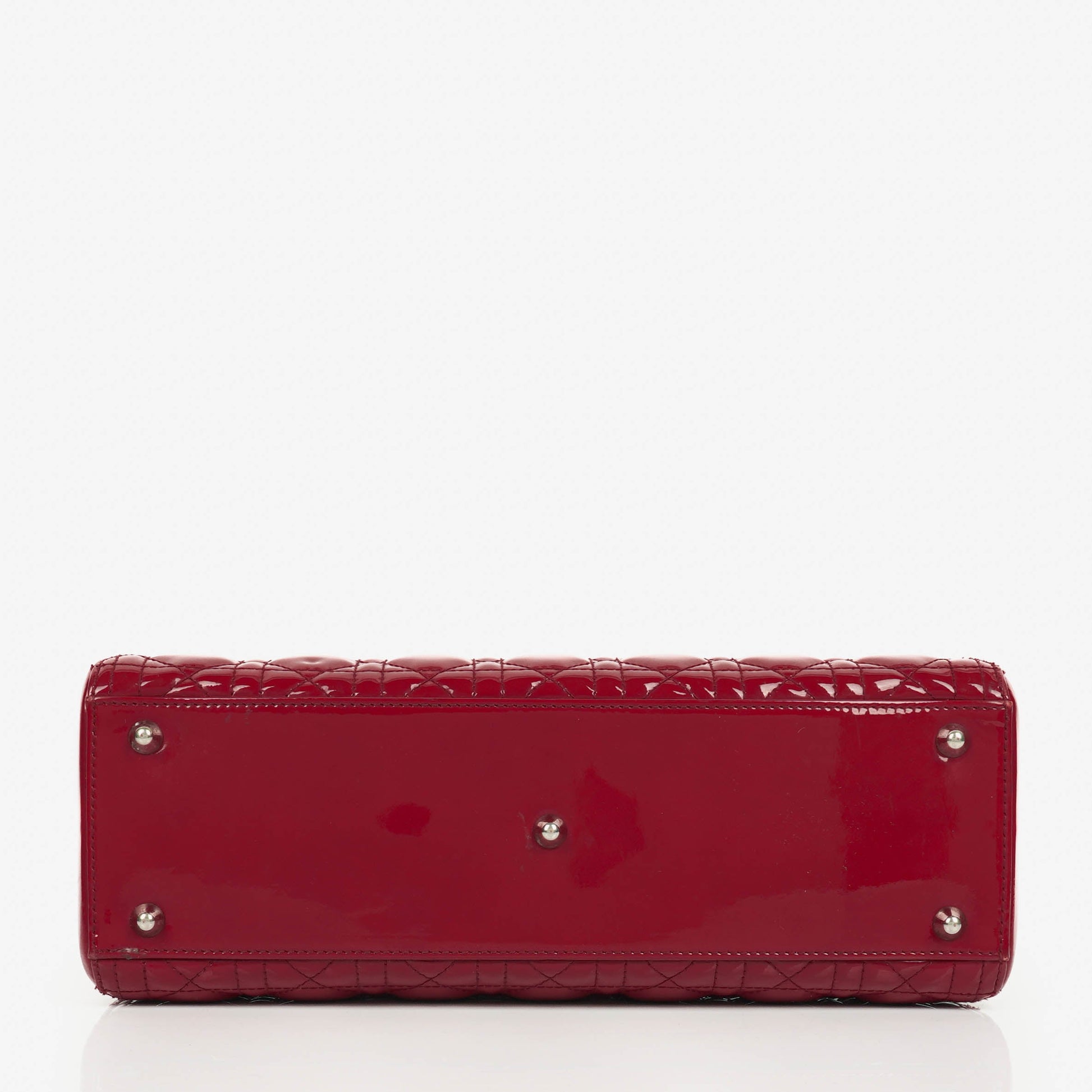 Dior Lady Dior Vintage Handtasche aus Lack-Kalbsleder