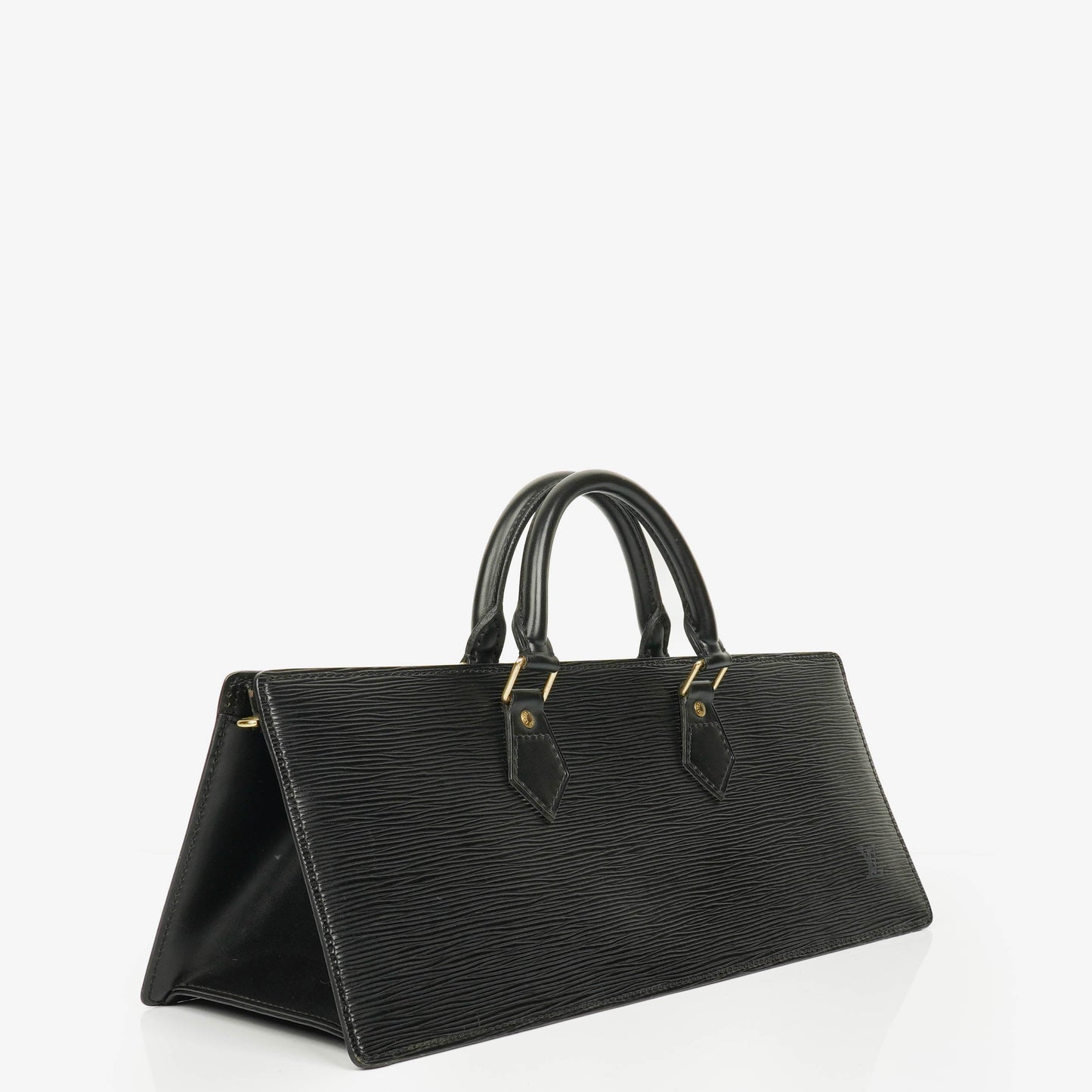 Louis Vuitton Sac Triangle Tasche aus schwarzem Epi-Leder