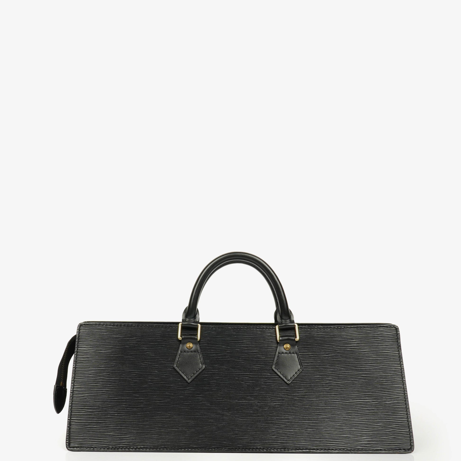 Louis Vuitton Sac Triangle Tasche aus schwarzem Epi-Leder