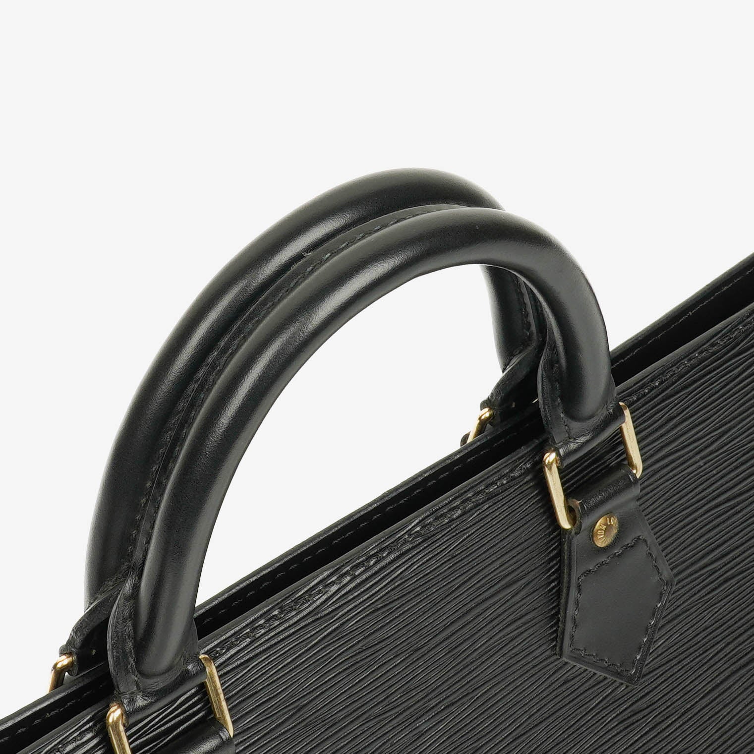 Louis Vuitton Sac Triangle Tasche aus schwarzem Epi-Leder