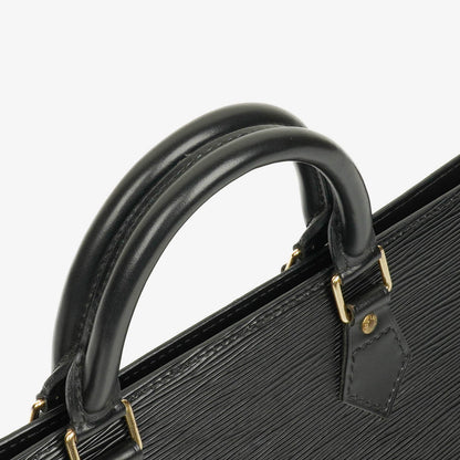 Louis Vuitton Sac Triangle Tasche aus schwarzem Epi-Leder