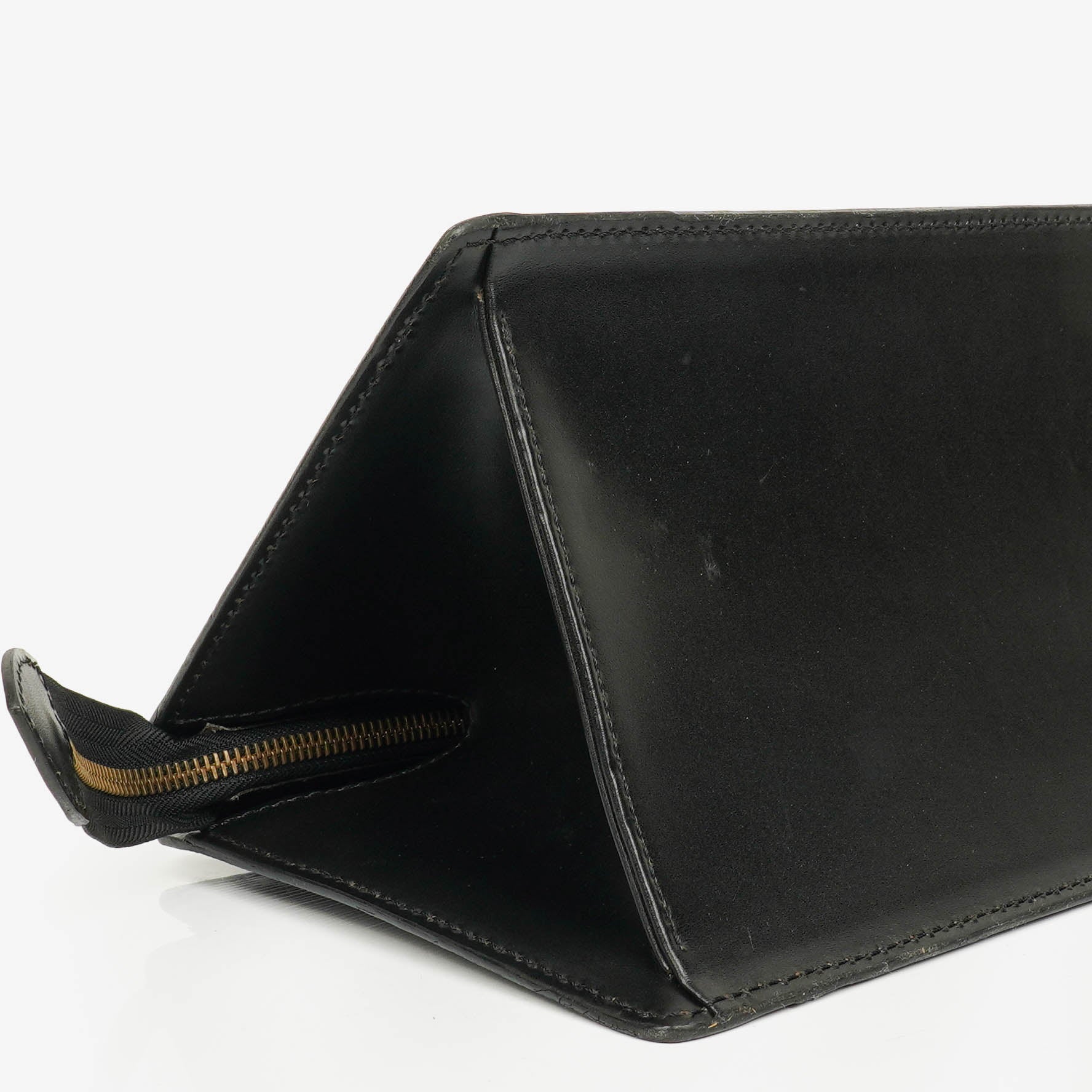 Louis Vuitton Sac Triangle Tasche aus schwarzem Epi-Leder