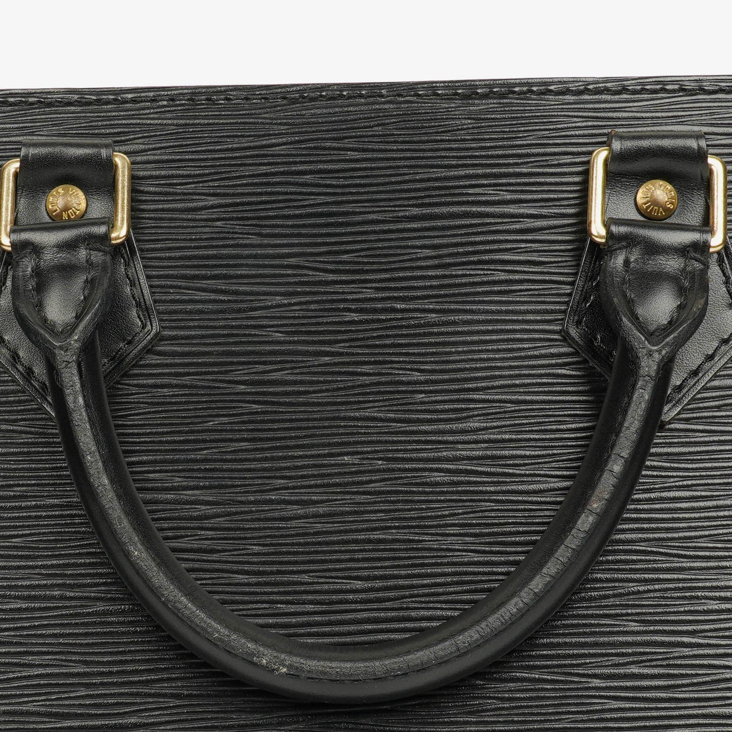 Louis Vuitton Sac Triangle Tasche aus schwarzem Epi-Leder