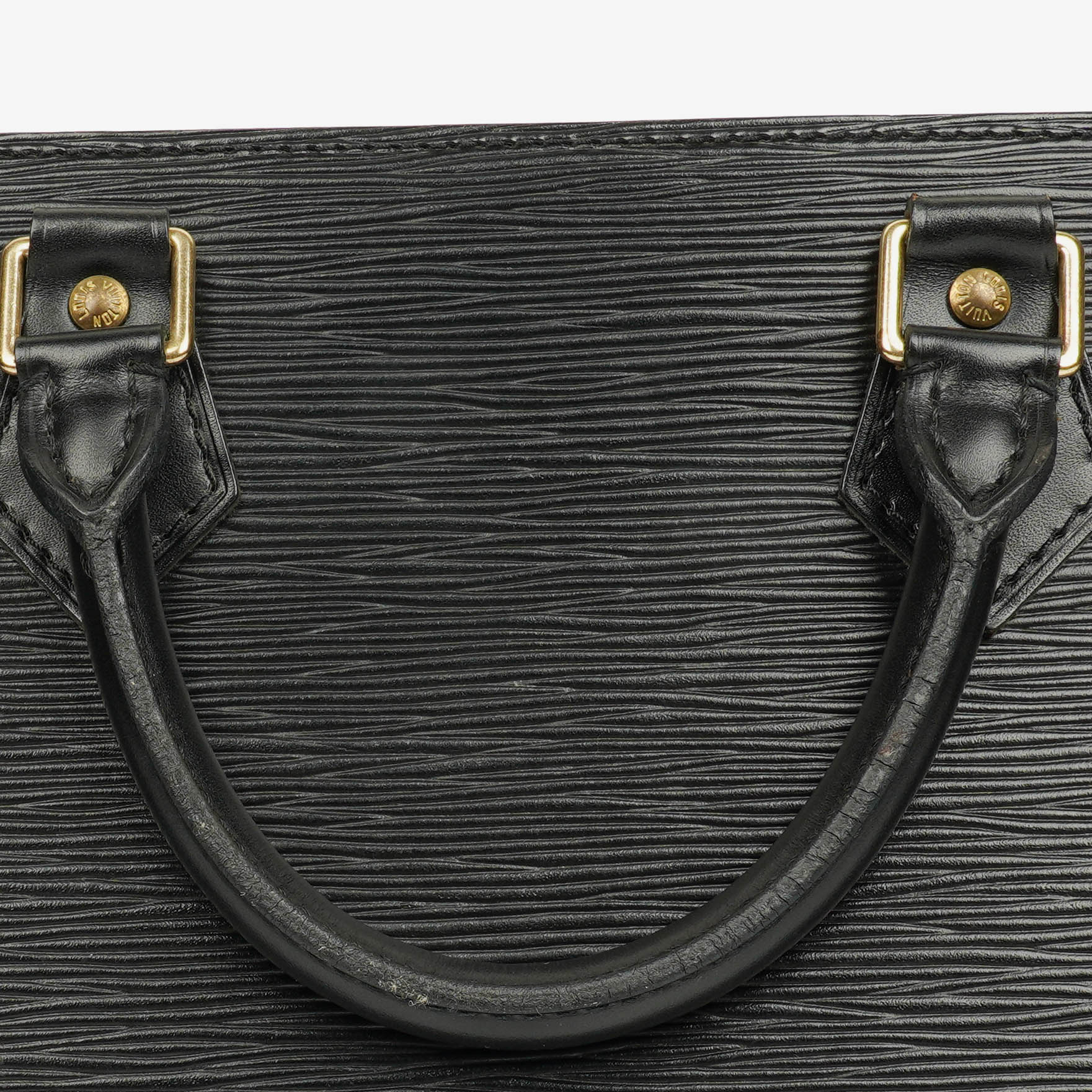 Louis Vuitton Sac Triangle Tasche aus schwarzem Epi-Leder