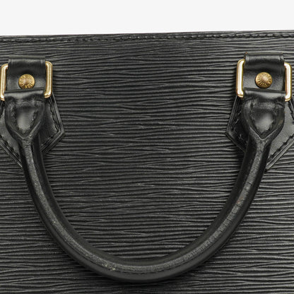 Louis Vuitton Sac Triangle Tasche aus schwarzem Epi-Leder