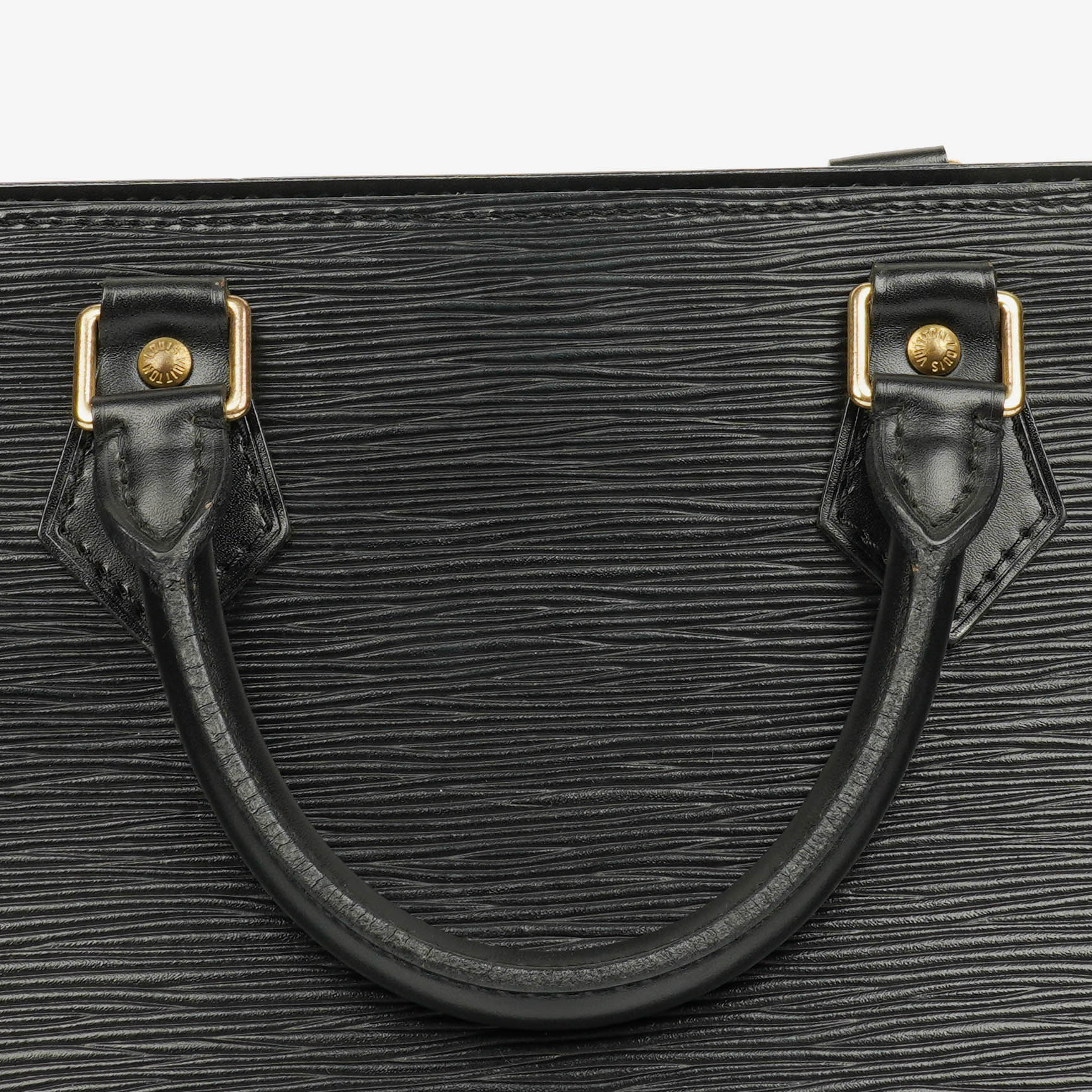 Louis Vuitton Sac Triangle Tasche aus schwarzem Epi-Leder