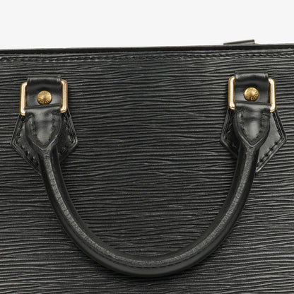 Louis Vuitton Sac Triangle Tasche aus schwarzem Epi-Leder