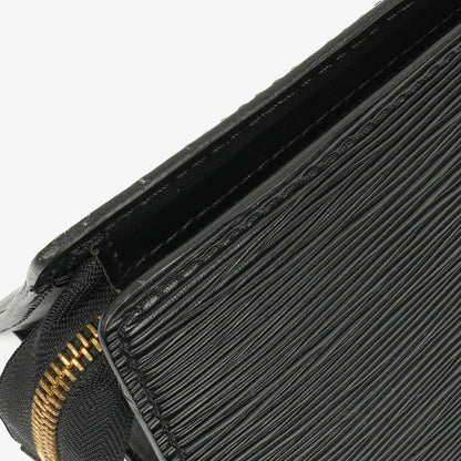 Louis Vuitton Sac Triangle Tasche aus schwarzem Epi-Leder