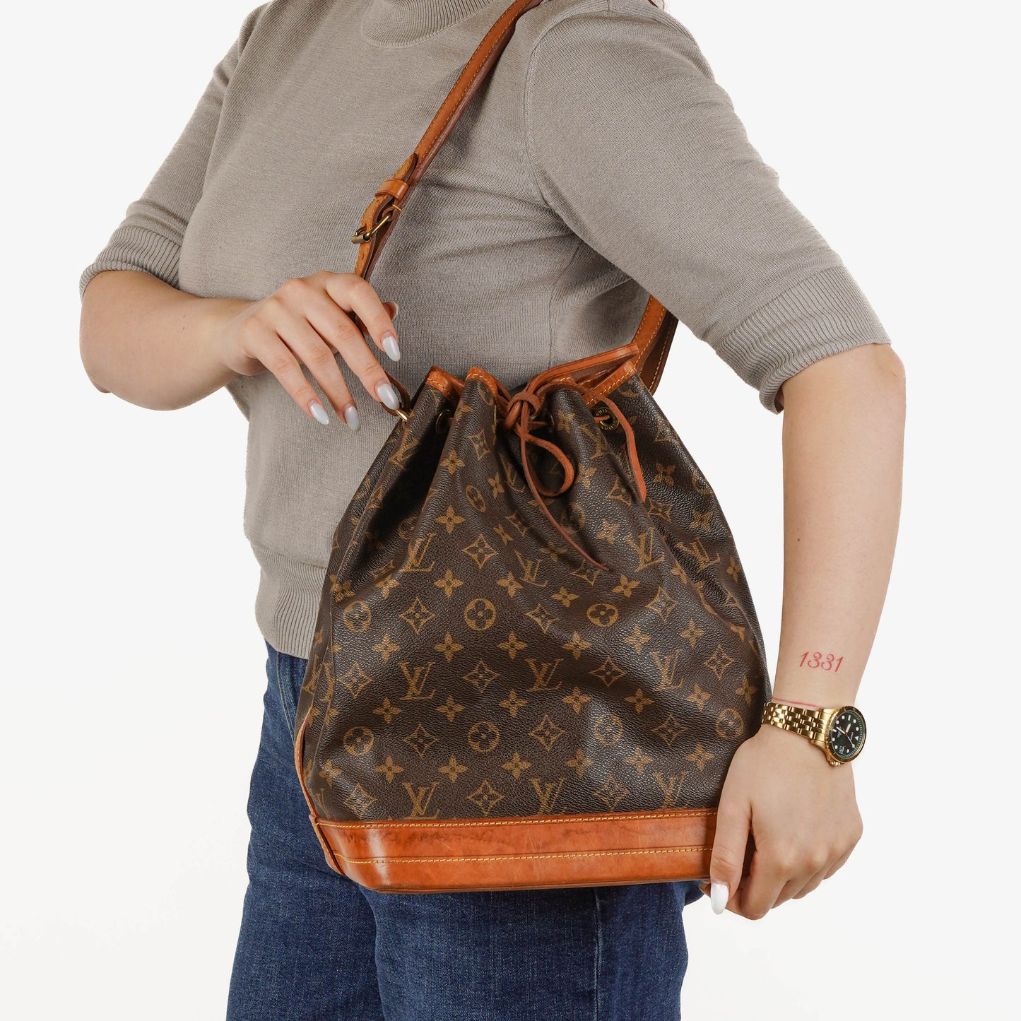 Louis Vuitton Noe Grande GM Schultertasche aus Monogram Canvas
