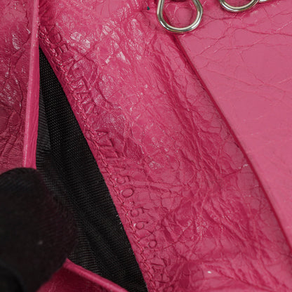 Balenciaga Le City Long Azalee Münz- und Kartenetui aus Leder