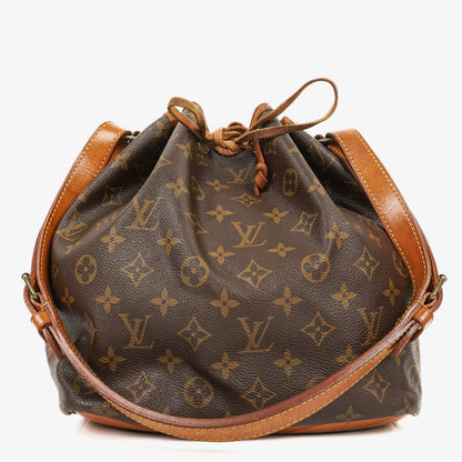 Louis Vuitton Petit Noe Schultertasche aus Monogram Canvas