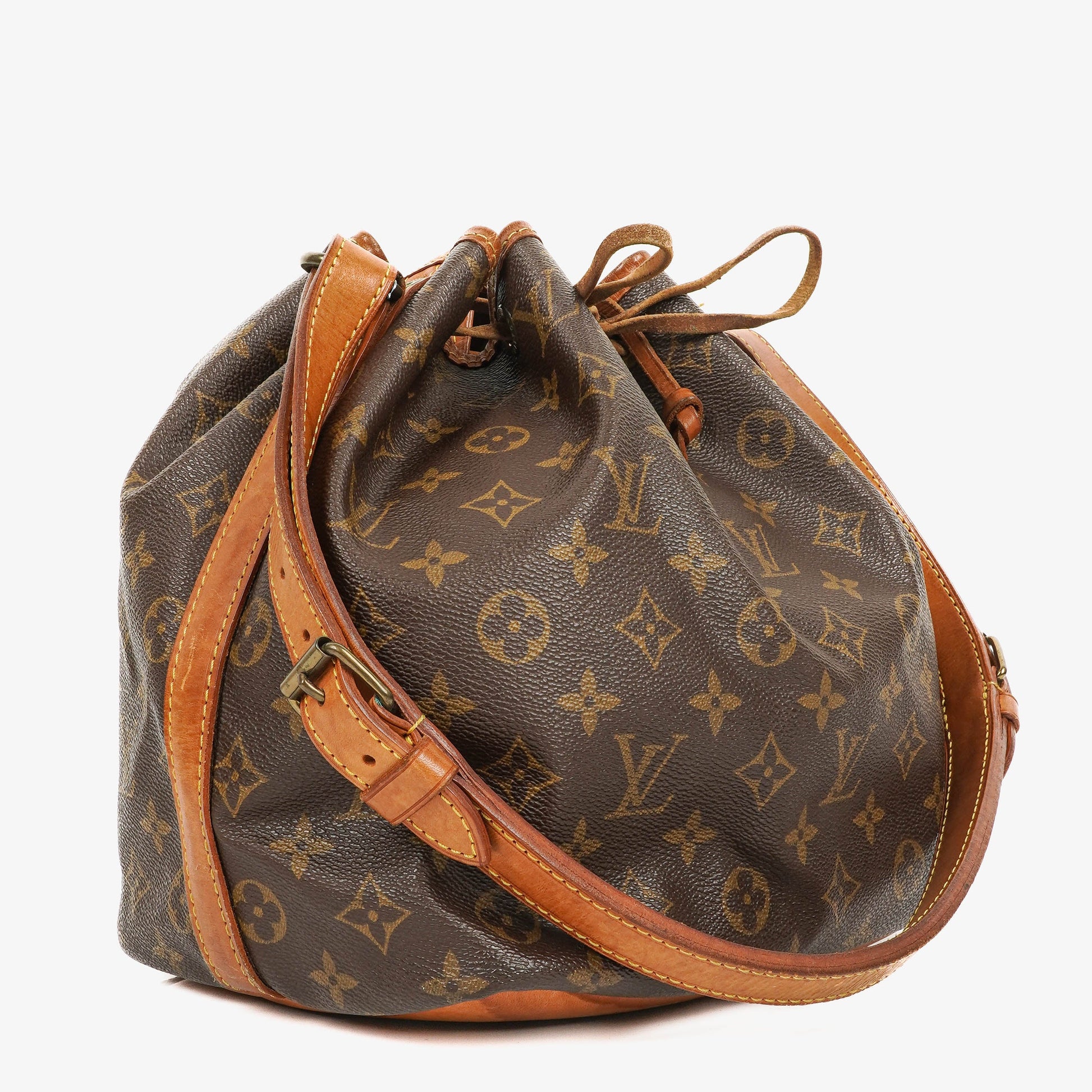 Louis Vuitton Petit Noe Schultertasche aus Monogram Canvas