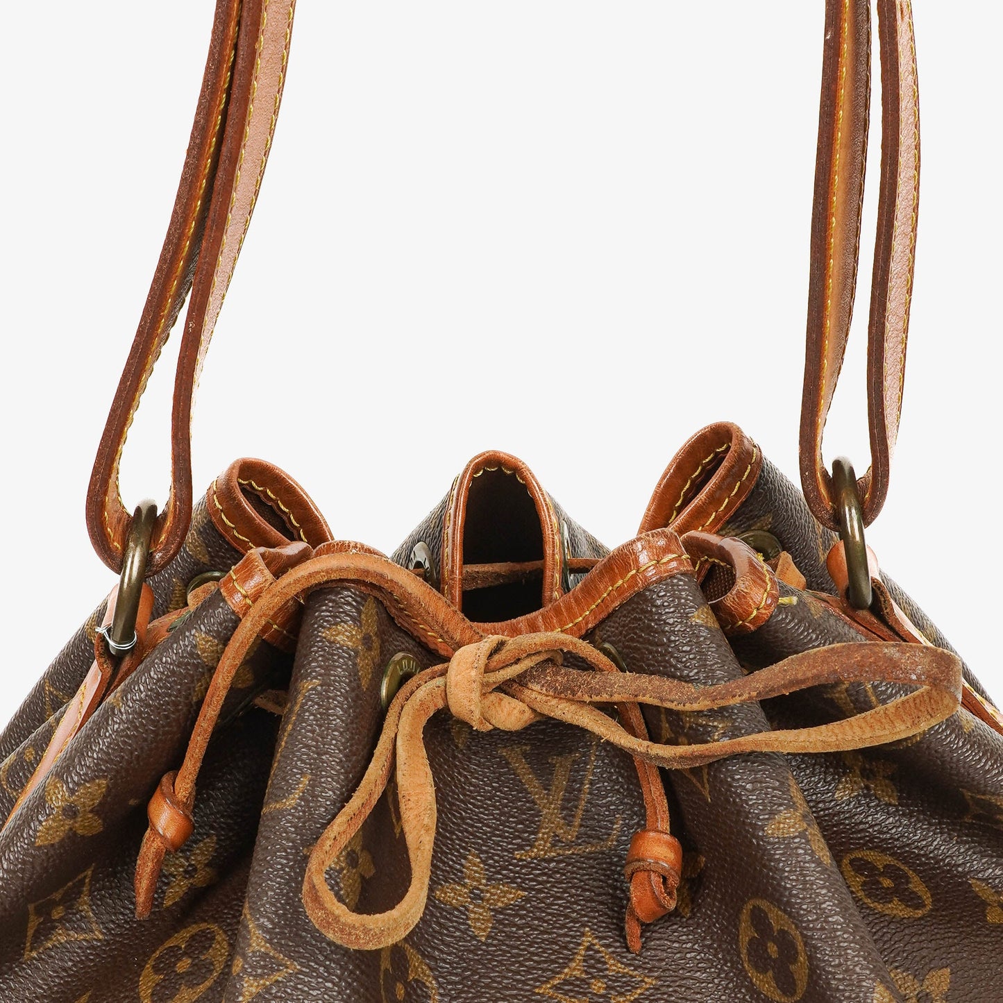 Louis Vuitton Petit Noe Schultertasche aus Monogram Canvas