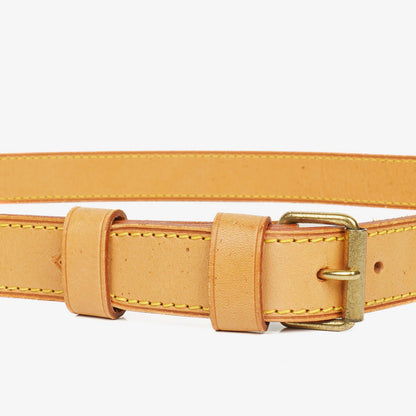 Louis Vuitton langer Schulterriemen aus Vachetta-Leder, 25 mm