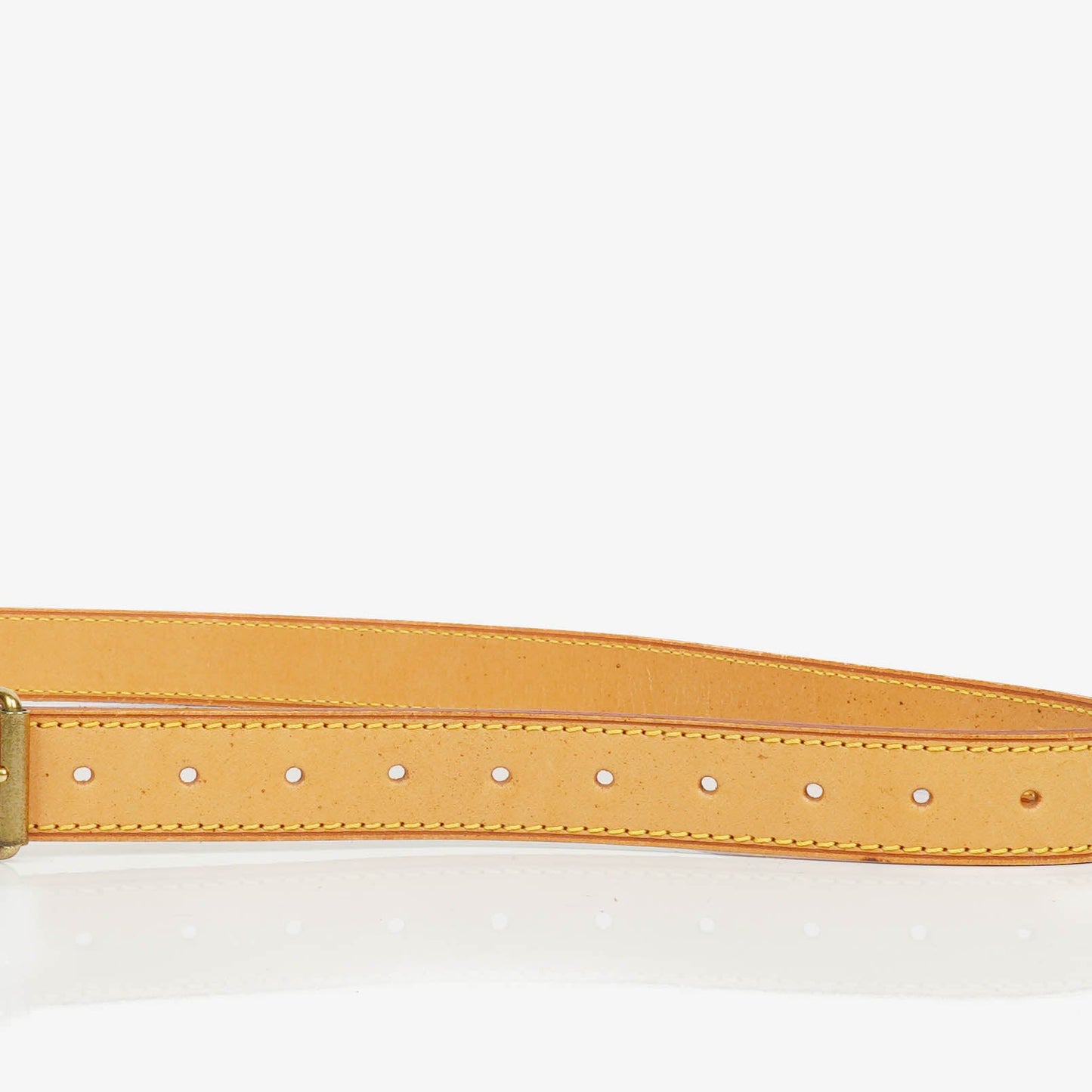 Louis Vuitton langer Schulterriemen aus Vachetta-Leder, 25 mm