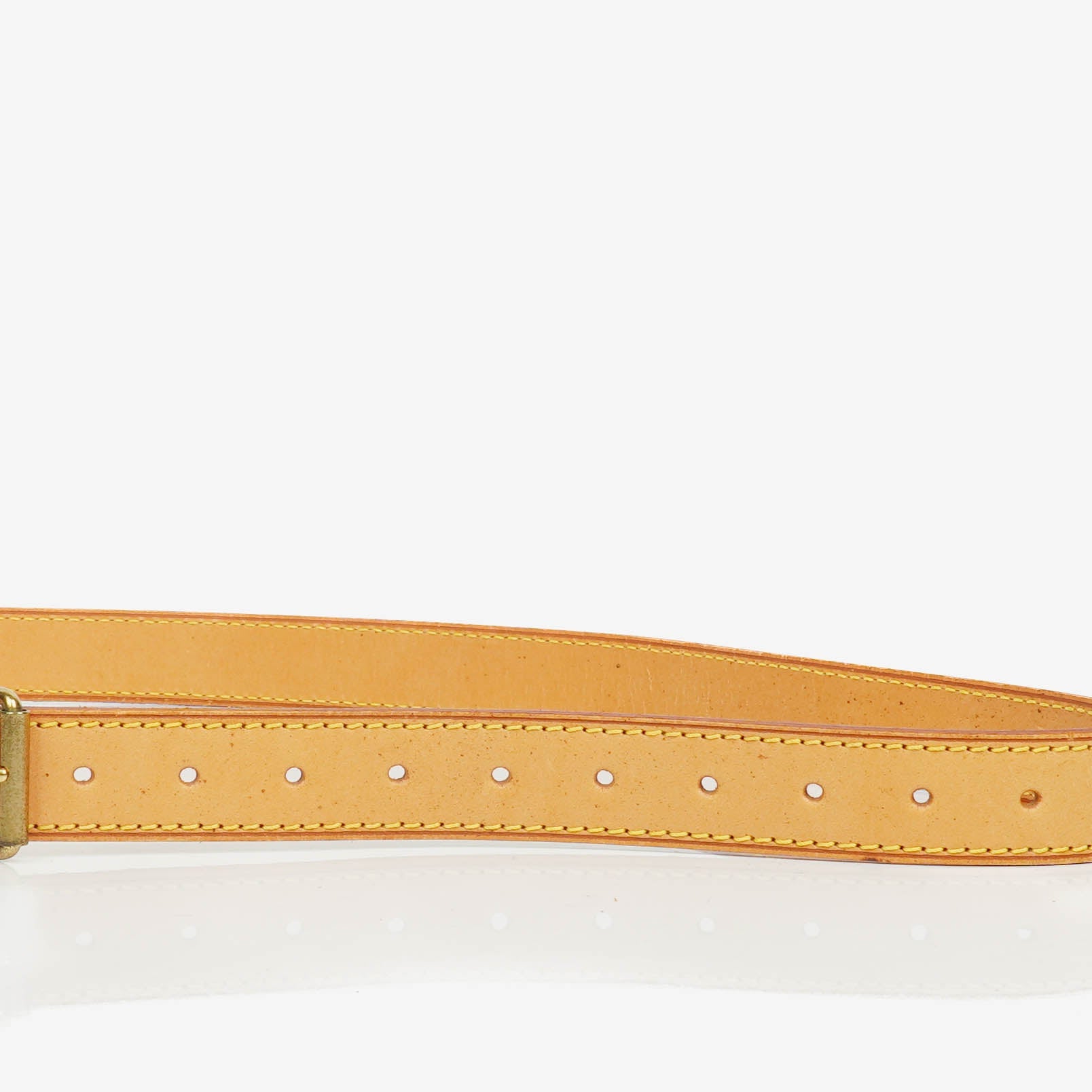 Louis Vuitton langer Schulterriemen aus Vachetta-Leder, 25 mm