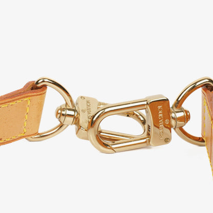 Louis Vuitton langer Schulterriemen aus Vachetta-Leder, 25 mm