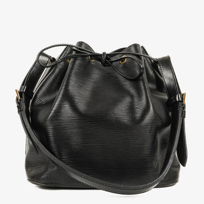 Louis Vuitton Petit Noe Schultertasche aus schwarzem Epi Leder