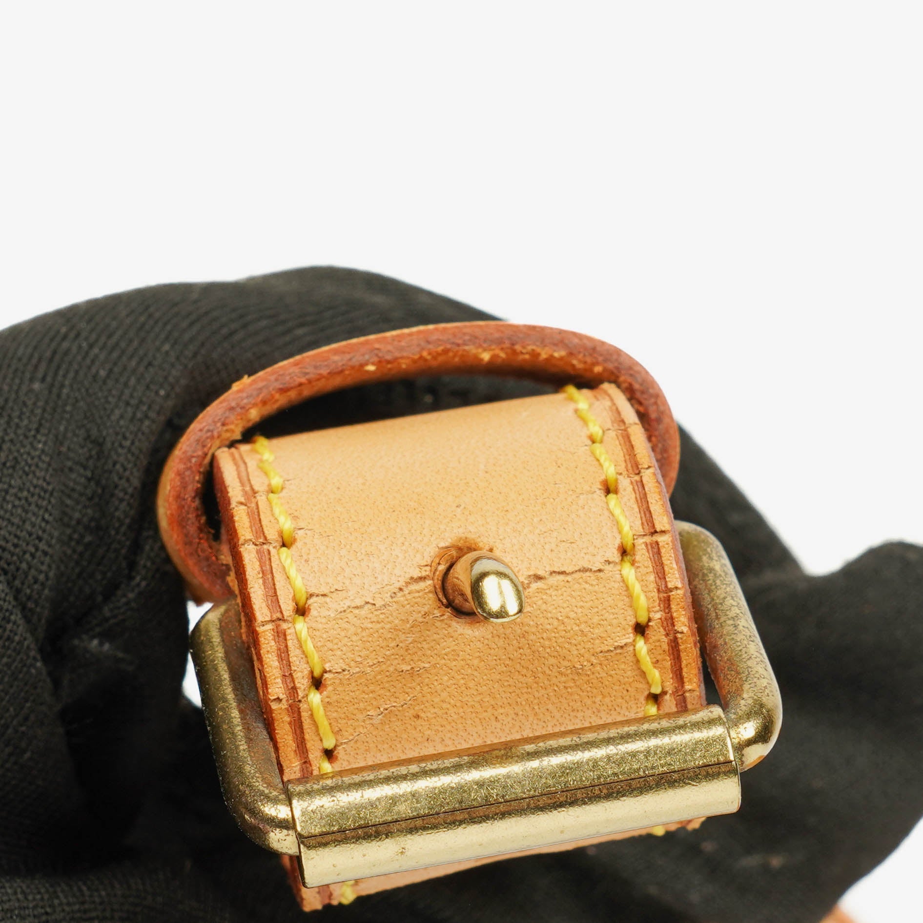 Louis Vuitton langer Schulterriemen aus Vachetta-Leder, 25 mm