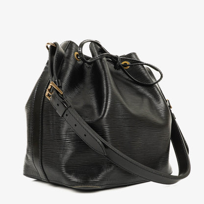 Louis Vuitton Petit Noe Schultertasche aus schwarzem Epi Leder