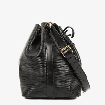 Louis Vuitton Petit Noe Schultertasche aus schwarzem Epi Leder
