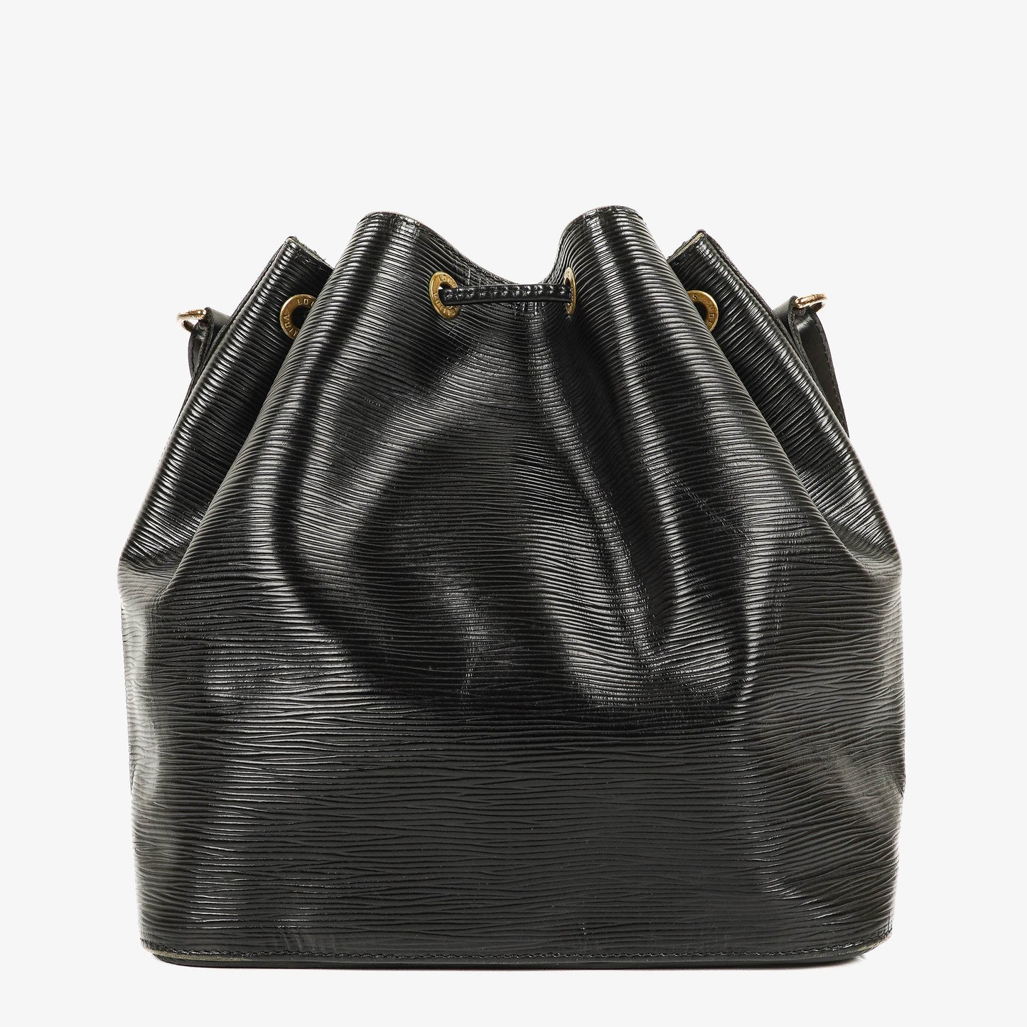 Louis Vuitton Petit Noe Schultertasche aus schwarzem Epi Leder