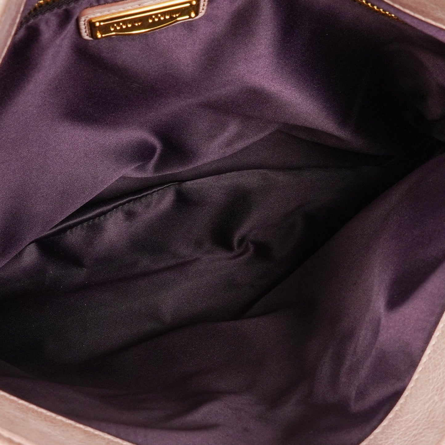 Miu Miu Matelasse Tote Bag aus Leder
